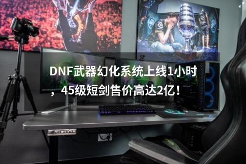 DNF武器幻化系统上线1小时，45级短剑售价高达2亿！-第1张-游戏相关-尔合网