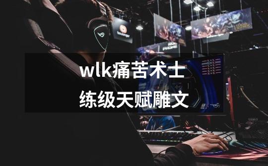 wlk痛苦术士练级天赋雕文-第1张-游戏相关-尔合网