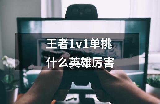 王者1v1单挑什么英雄厉害-第1张-游戏相关-尔合网