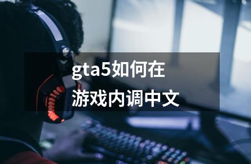 gta5如何在游戏内调中文-第1张-游戏相关-尔合网