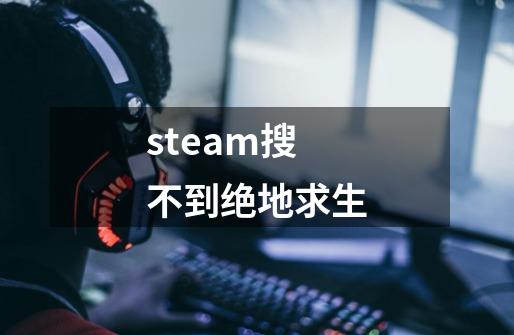 steam搜不到绝地求生-第1张-游戏相关-尔合网