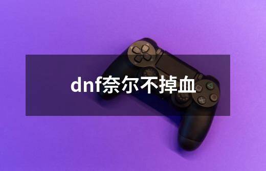 dnf奈尔不掉血-第1张-游戏相关-尔合网