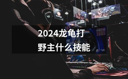 2024龙龟打野主什么技能-第1张-游戏相关-尔合网