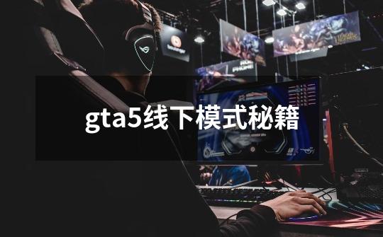 gta5线下模式秘籍-第1张-游戏相关-尔合网