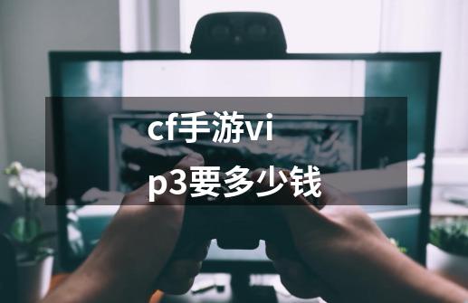 cf手游vip3要多少钱-第1张-游戏相关-尔合网