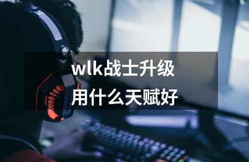 wlk战士升级用什么天赋好-第1张-游戏相关-尔合网