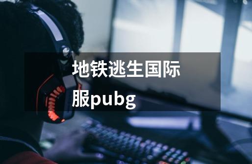 地铁逃生国际服pubg-第1张-游戏相关-尔合网