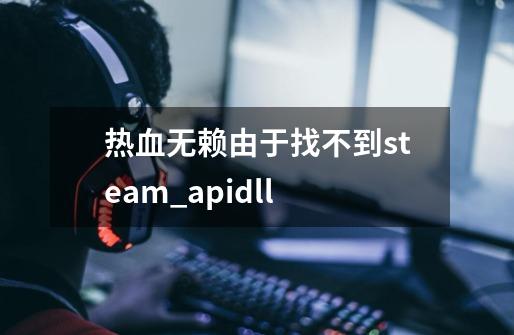 热血无赖由于找不到steam_apidll-第1张-游戏相关-尔合网