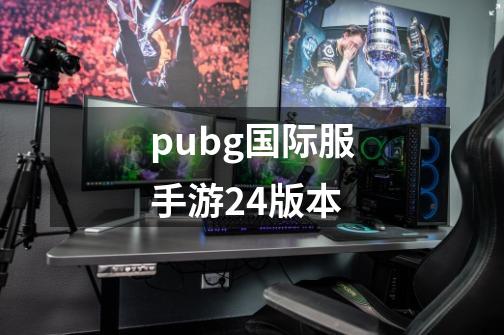 pubg国际服手游24版本-第1张-游戏相关-尔合网