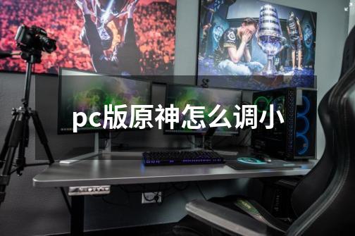 pc版原神怎么调小-第1张-游戏相关-尔合网