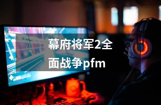 幕府将军2全面战争pfm-第1张-游戏相关-尔合网