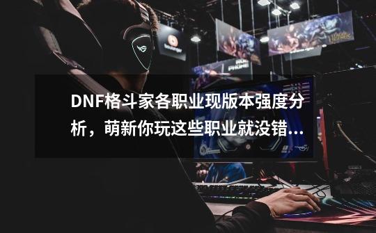 DNF格斗家各职业现版本强度分析，萌新你玩这些职业就没错了！-第1张-游戏相关-尔合网