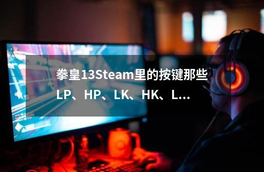 拳皇13Steam里的按键那些LP、HP、LK、HK、LP+HK、HP+HK、LP+HP、LK+H...-第1张-游戏相关-尔合网