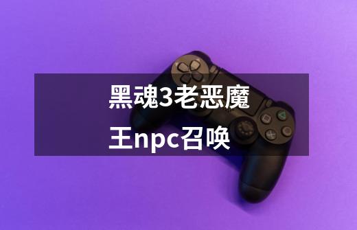 黑魂3老恶魔王npc召唤-第1张-游戏相关-尔合网