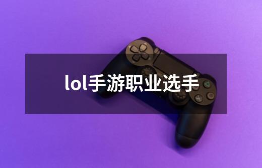 lol手游职业选手-第1张-游戏相关-尔合网