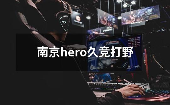 南京hero久竞打野-第1张-游戏相关-尔合网