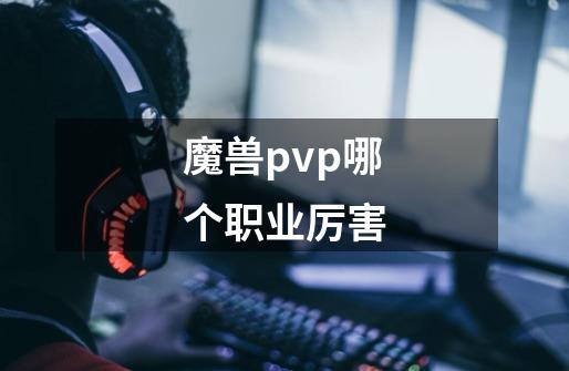 魔兽pvp哪个职业厉害-第1张-游戏相关-尔合网