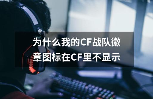 为什么我的CF战队徽章图标在CF里不显示-第1张-游戏相关-尔合网