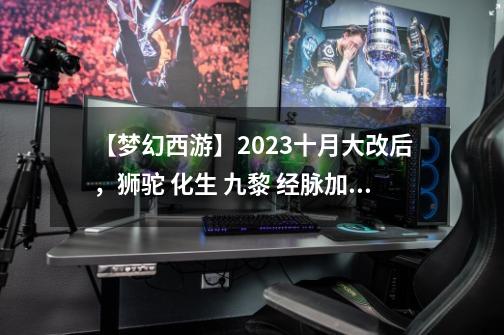 【梦幻西游】2023十月大改后，狮驼 化生 九黎 经脉加点-第1张-游戏相关-尔合网