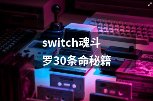 switch魂斗罗30条命秘籍-第1张-游戏相关-尔合网