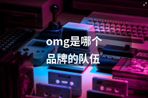 omg是哪个品牌的队伍-第1张-游戏相关-尔合网