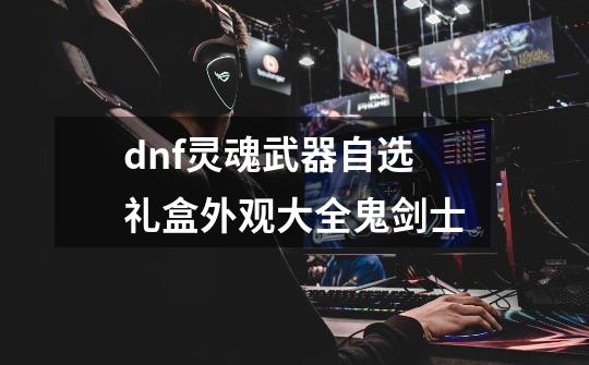 dnf灵魂武器自选礼盒外观大全鬼剑士-第1张-游戏相关-尔合网