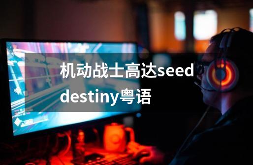 机动战士高达seeddestiny粤语-第1张-游戏相关-尔合网