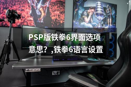 PSP版铁拳6界面选项意思？,铁拳6语言设置-第1张-游戏相关-尔合网