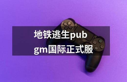 地铁逃生pubgm国际正式服-第1张-游戏相关-尔合网