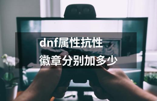 dnf属性抗性徽章分别加多少-第1张-游戏相关-尔合网