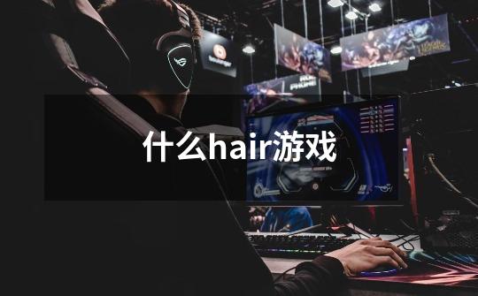 什么hair游戏-第1张-游戏相关-尔合网